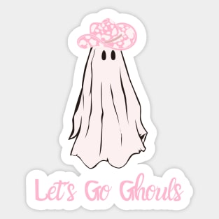 Let’s go ghouls-pink version Sticker